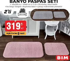 BANYO PASPAS SETİ